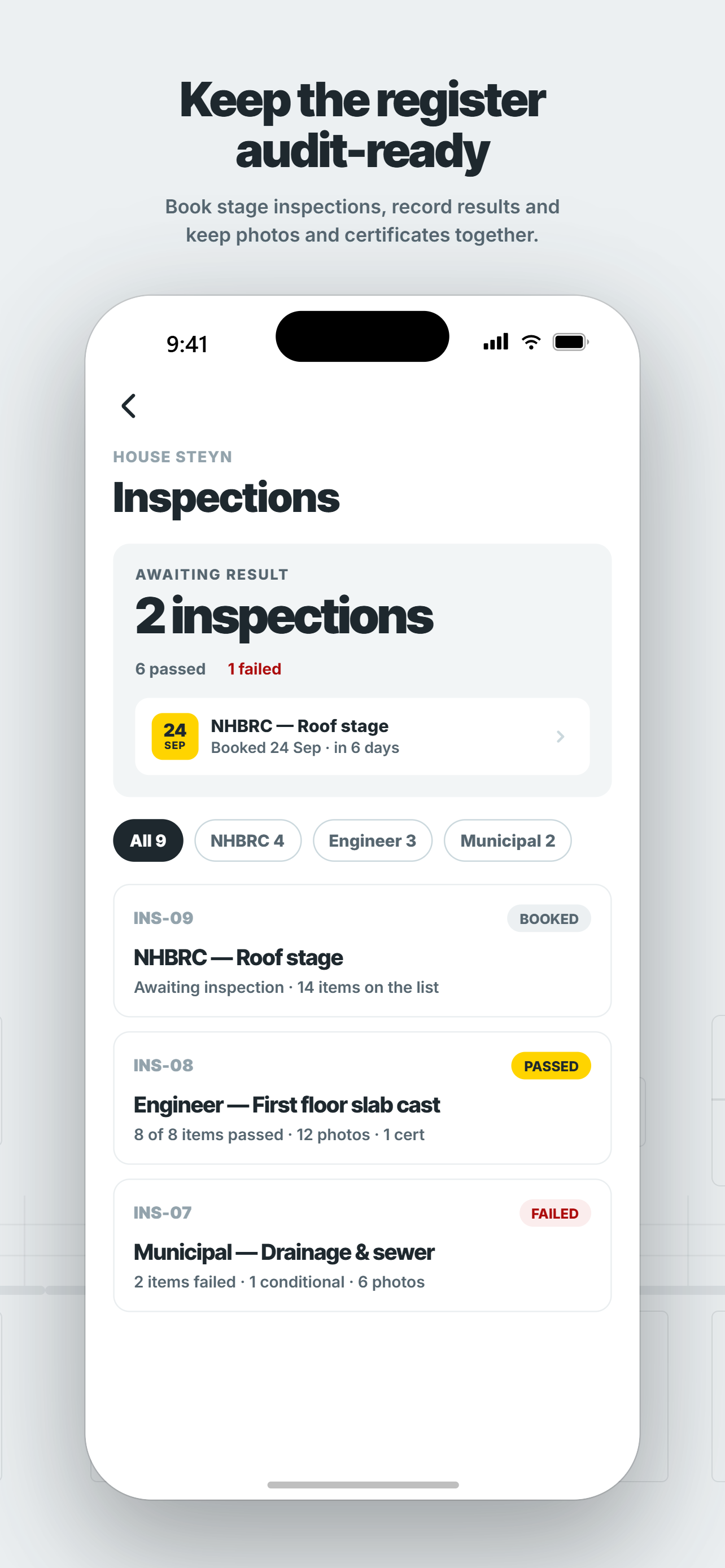 Inspections