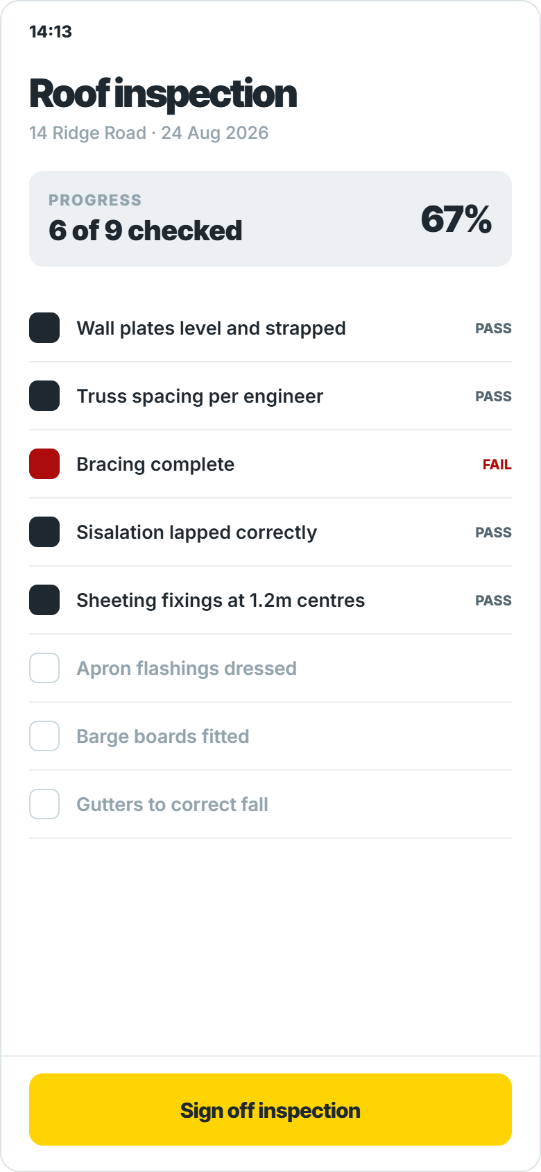 Inspections